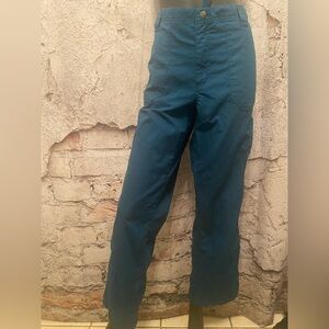 Carhartt Ladies Teal Work Pants